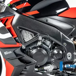 Ilmberger Carbon Rahmenabdeckung links glanz passend für Aprilia Tuono V4 2021- Neue Ware