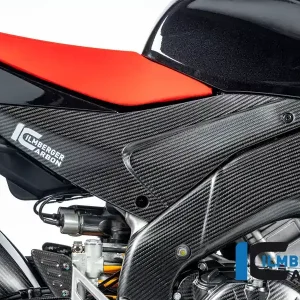 Preisreduziert Ilmberger Carbon Seitendeckel rechts matt passend für Aprilia RSV4 / Tuono V4 2021-