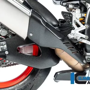 Ilmberger Carbon Schwingenabdeckung rechts matt passend für Aprilia RSV4 / Tuono V4 2021- Highlight