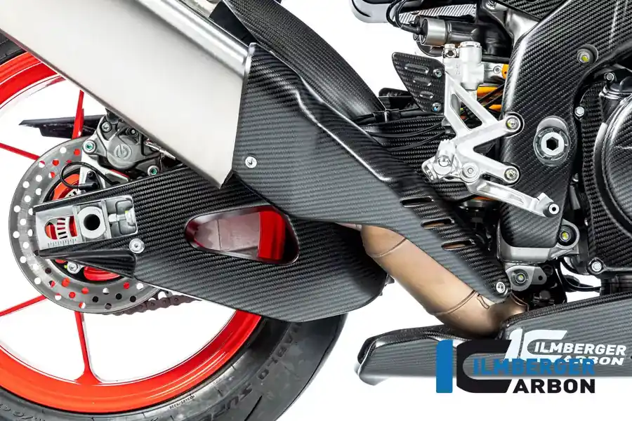 Ilmberger Carbon Schwingenabdeckung rechts matt passend für Aprilia RSV4 / Tuono V4 2021- Highlight