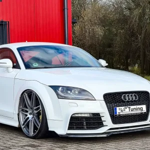 Bestpreis Cup Frontspoilerlippe mit Wings passend für Audi TT RS 8J