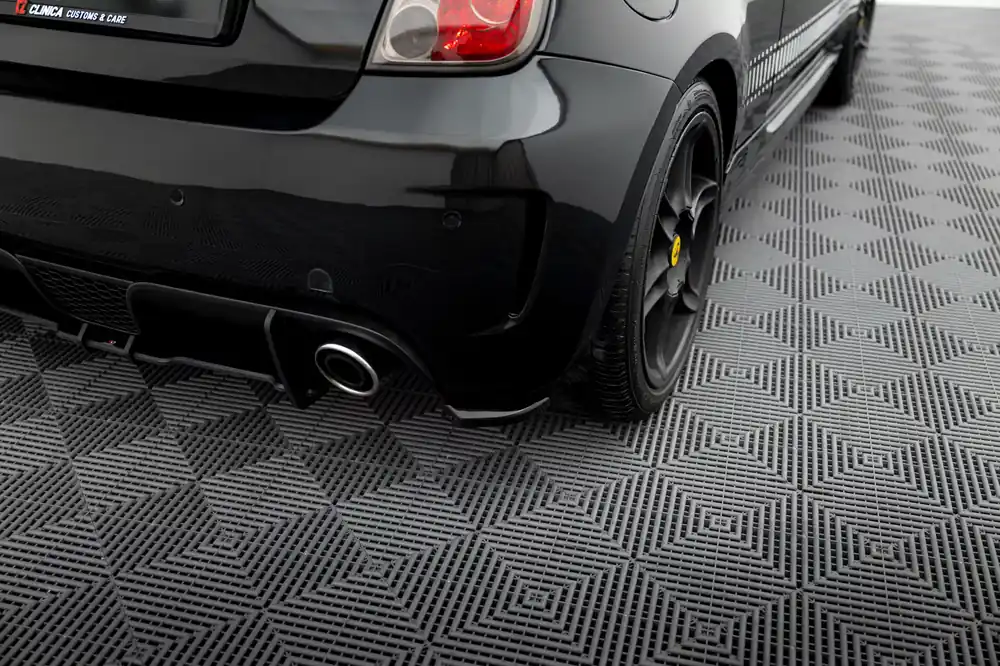 Heck Ansatz Flaps Diffusor V.2 passend für Abarth 500 Mk1 Geprüft