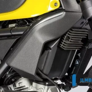 Preis Gesenkt Ilmberger Carbon Wasserkühlerverkleidung rechts matt passend für Ducati Scrambler