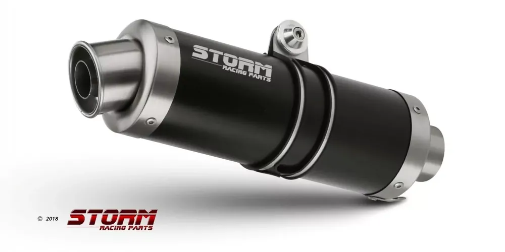 Must-Have Storm by MIVV GP Endschalldämpfer schwarz passend für Kawasaki Z 1000 07-09