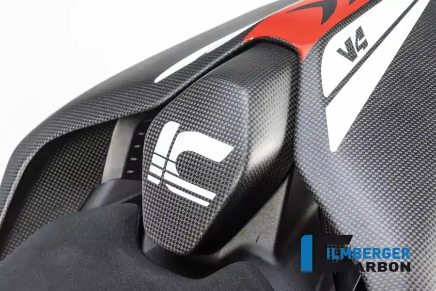 Zertifiziert Ilmberger Carbon Soziussitzabdeckung matt passend für Ducati Panigale V4 / V4S ab 2018