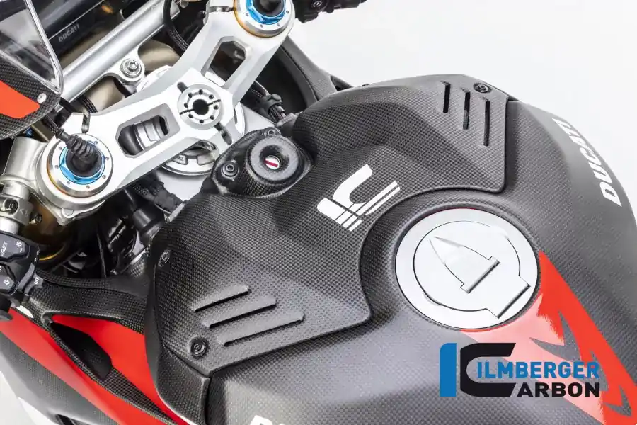 Meistverkauft Ilmberger Carbon Tankabdeckung matt passend für Ducati Panigale V4 / V4S / V4 R ab 2018