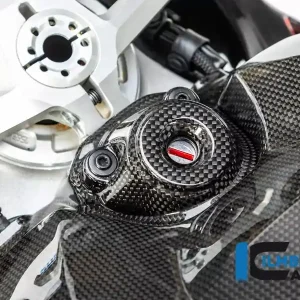 Super-Preis Ilmberger Carbon Zündschlossabdeckung glanz passend für Ducati Panigale V4 / V4 S / V4 R