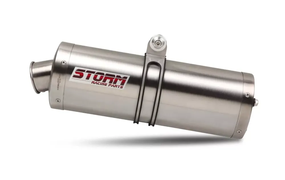 Storm by MIVV Oval Endschalldämpfer passend für Suzuki GSF 1200 Bandit (2001–2003) Nur Heute
