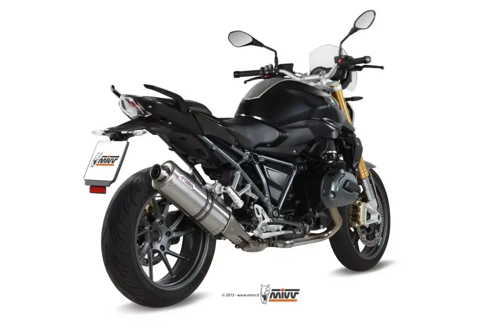 Neu Im Sortiment Storm by MIVV OVAL Endschalldämpfer passend für BMW R 1200 R / RS