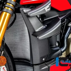 Neu Ilmberger Carbon Winglet Satz links matt passend für Ducati Streetfighter V4 V2 ab 2020