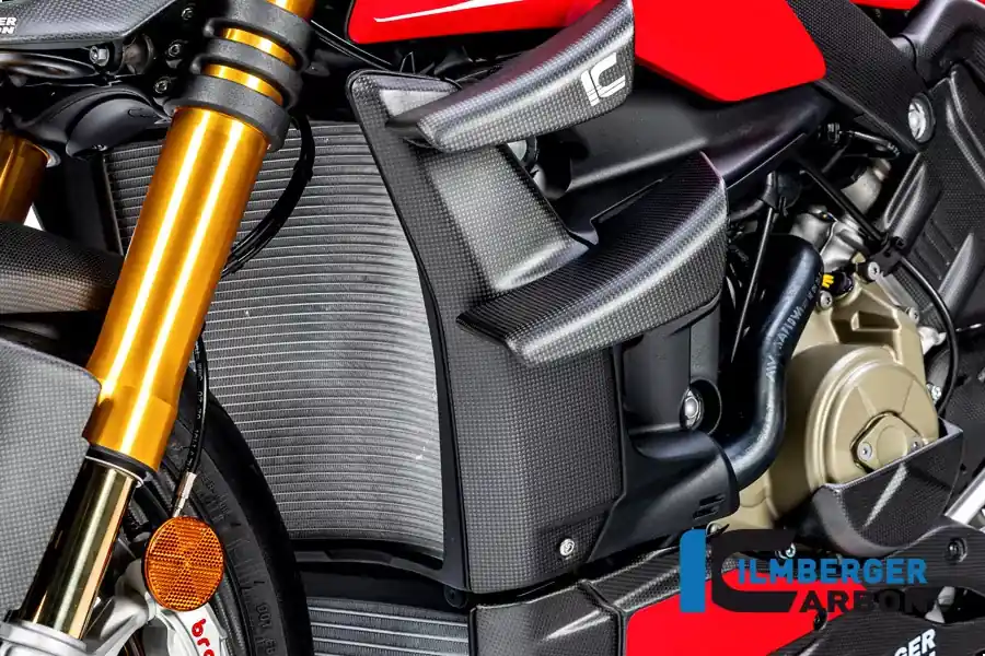 Neu Ilmberger Carbon Winglet Satz links matt passend für Ducati Streetfighter V4 V2 ab 2020