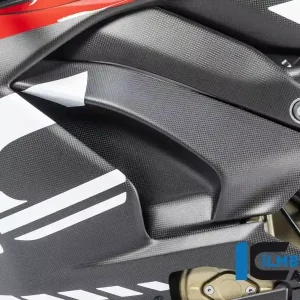 Ilmberger Carbon Abdeckung unterm Rahmen links matt passend für Ducati Panigale V4 / V4S ab 2018 Markenware