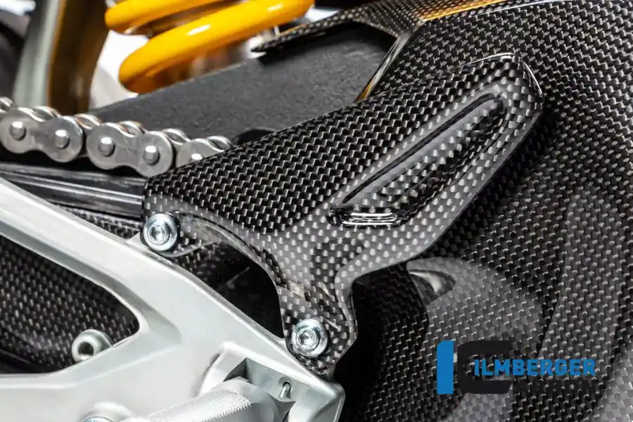 Ilmberger Carbon Fersenschützer rechts glanz passend für Ducati Panigale V4 Abverkauf