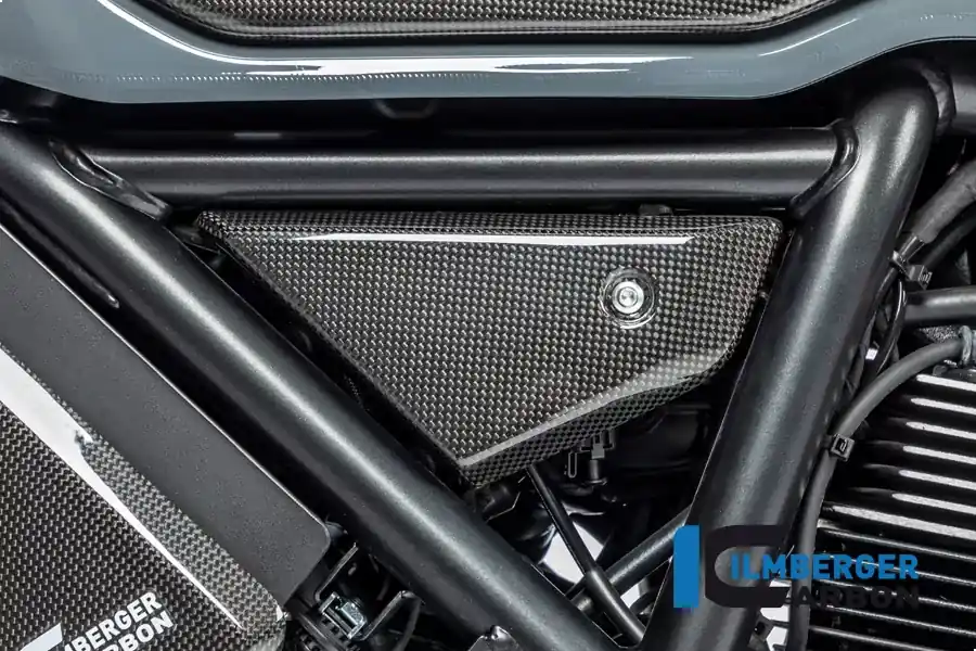 Sonderangebot Ilmberger Carbon Abdeckung unterm Rahmen links passend für Ducati Scrambler 1100