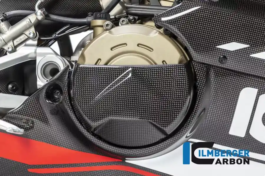 Ilmberger Carbon Kupplungsdeckel glanz passend für Ducati Panigale V4 / V4S Super-Preis