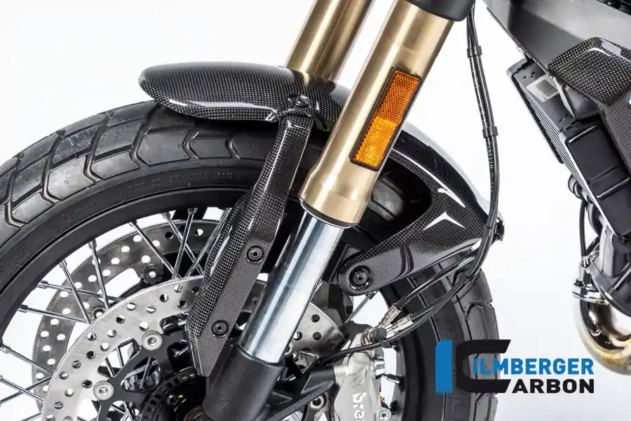 Markenware Ilmberger Carbon Kotflügelhalter links passend für Ducati Scrambler 1100 ab 2017