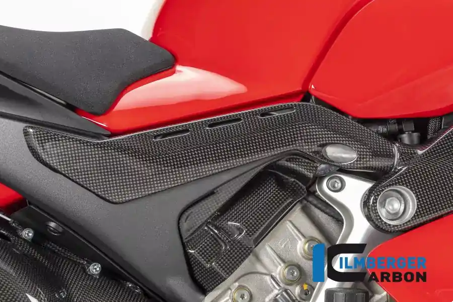 Online Kaufen Ilmberger Carbon Abdeckung Rahmenheck rechts glanz passend für Ducati Panigale V4