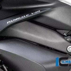 Begrenztes Angebot Ilmberger Carbon Rahmenabdeckung links matt passend für Ducati Panigale V4 R