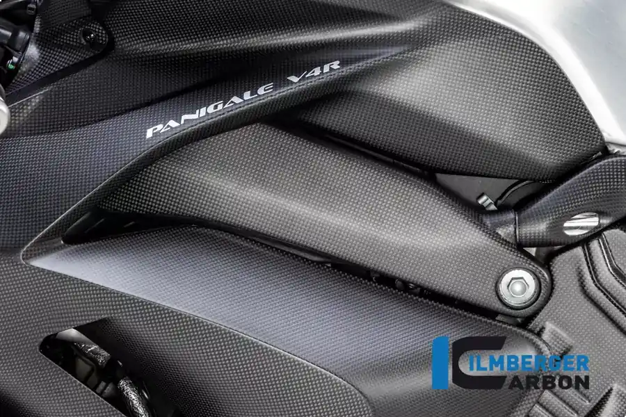 Begrenztes Angebot Ilmberger Carbon Rahmenabdeckung links matt passend für Ducati Panigale V4 R