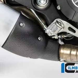 Meistverkauft Ilmberger Carbon Schalldämpfer-Fersenschutz matt passend für Ducati Scrambler