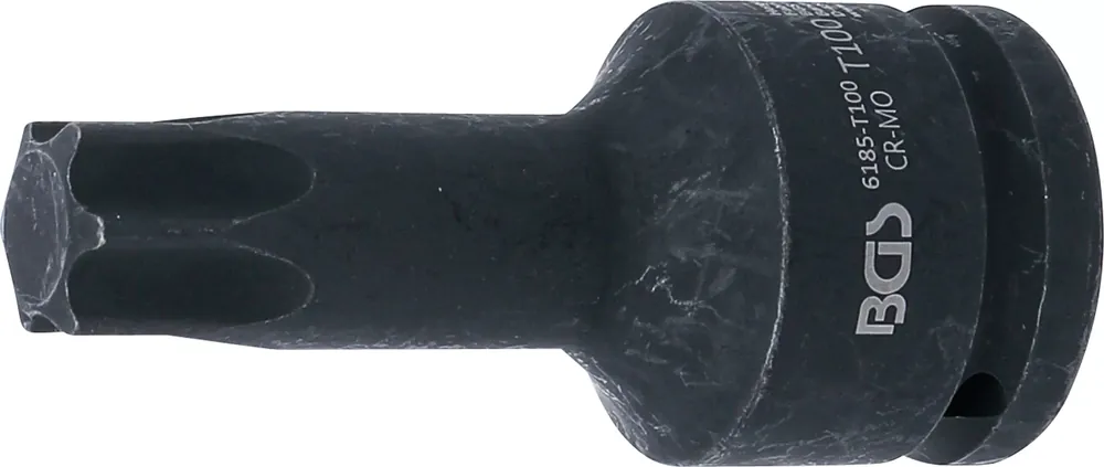 Neuheit Kraft-Bit-Einsatz T100 Länge 100 mm Antrieb Innenvierkant 20 mm (3/4 Zoll) T-Profil (für Torx)