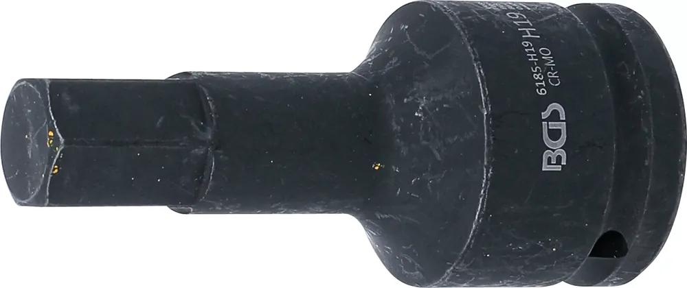 BGS Kraft-Bit-Einsatz 100 mm Innensechskant 19 mm Begrenztes Angebot