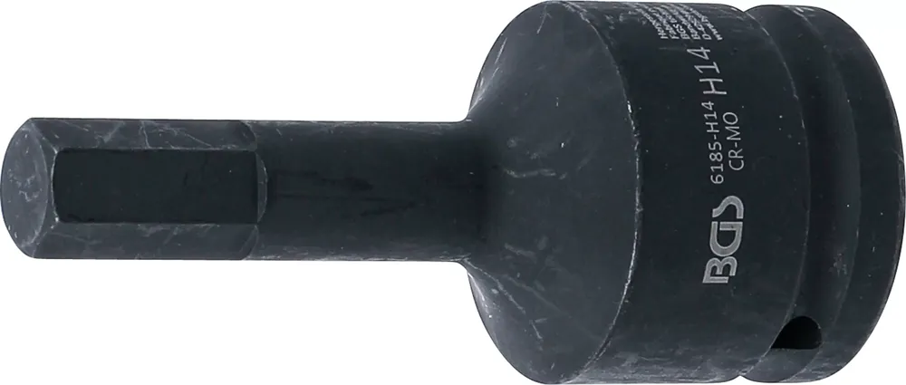 BGS Kraft-Bit-Einsatz 100 mm Innensechskant 14 mm Markenprodukt