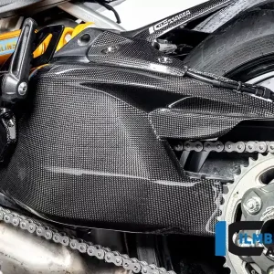 Top-Preis Ilmberger Carbon Schwingenabdeckung inkl. Kettenschutz glänzend passend für Ducati Diavel 1260 ab 2019