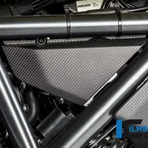 Jetzt Kaufen Ilmberger Carbon Abdeckung unterm Rahmen rechts matt passend für Ducati Scrambler