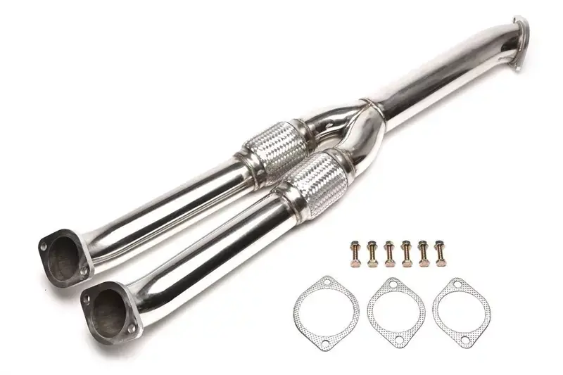 TA Technix Y-Downpipe / Schalldämpfer Ersatzrohr passend für Nissan GT-R R35 Schneller Versand