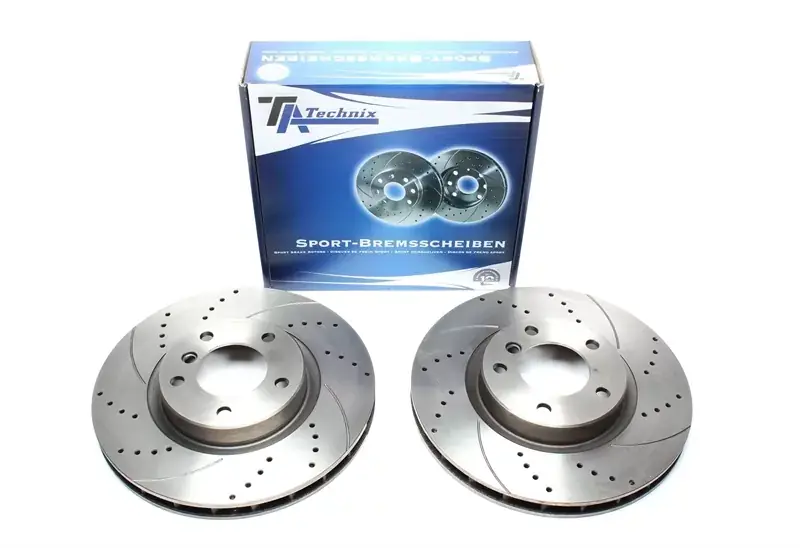 TA Technix Sport Bremsscheiben Satz Vorderachse passend für BMW 3er E36 M3, Z3, Wiesmann Roadster Finale Aktion