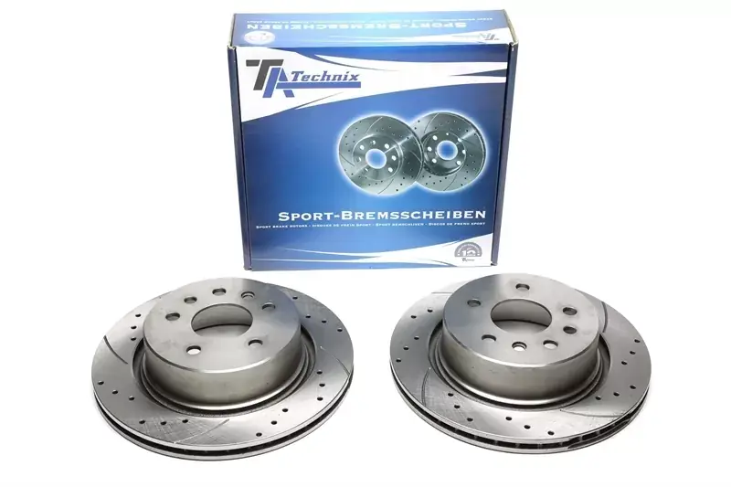TA Technix Sport Bremsscheiben Satz Hinterachse passend für Opel Omega B / Omega B Caravan Bestseller