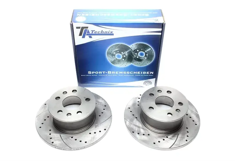 Highlight TA Technix Sport Bremsscheiben Satz Vorderachse passend für VW Transporter T2