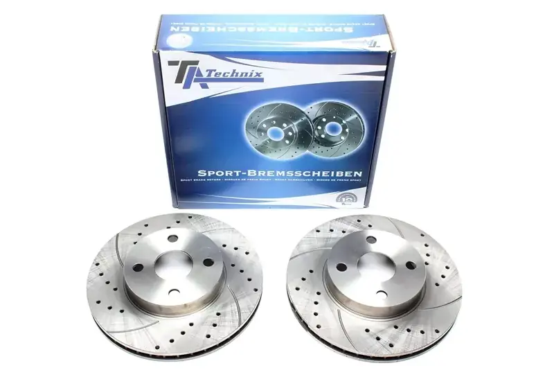 Jetzt Bestellen TA Technix Sport Bremsscheiben Satz Vorderachse passend für Toyota Corolla E12
