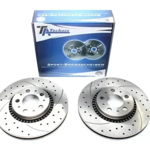 Wochenendangebot TA Technix Sport Bremsscheiben Satz Vorderachse passend für Volvo S60 I / S80 I / V70 II / XC70 Cross Country