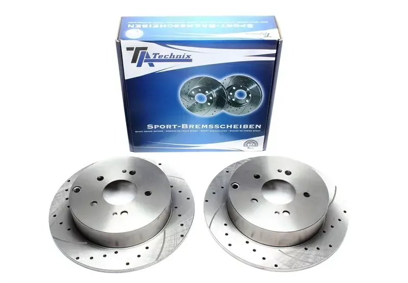TA Technix Sport Bremsscheiben Satz Hinterachse passend für Mitsubishi Grandis Online Kaufen