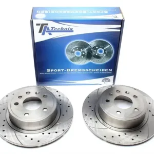 Top-Preis TA Technix Sport Bremsscheiben Satz Hinterachse passend für Saab 9-5 / 9-5 Kombi
