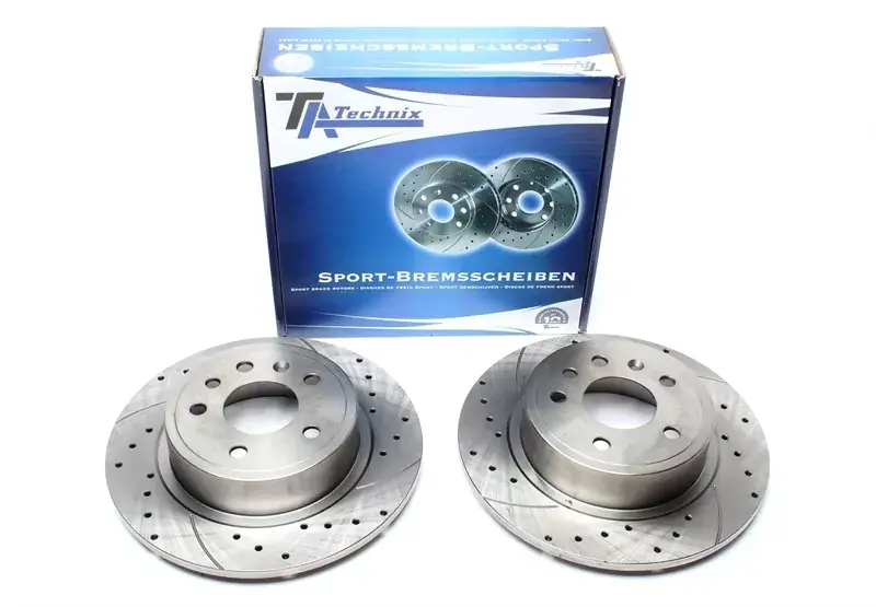 Top-Preis TA Technix Sport Bremsscheiben Satz Hinterachse passend für Saab 9-5 / 9-5 Kombi