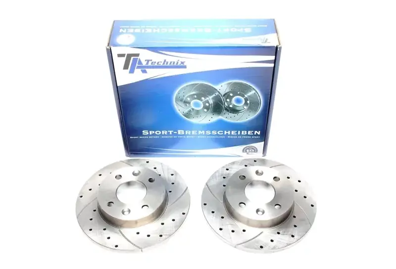 TA Technix Sport Bremsscheiben Satz Vorderachse passend für Dacia Logan / Sandero / Renault Clio / Megane / Thalia / Twingo Must-Have