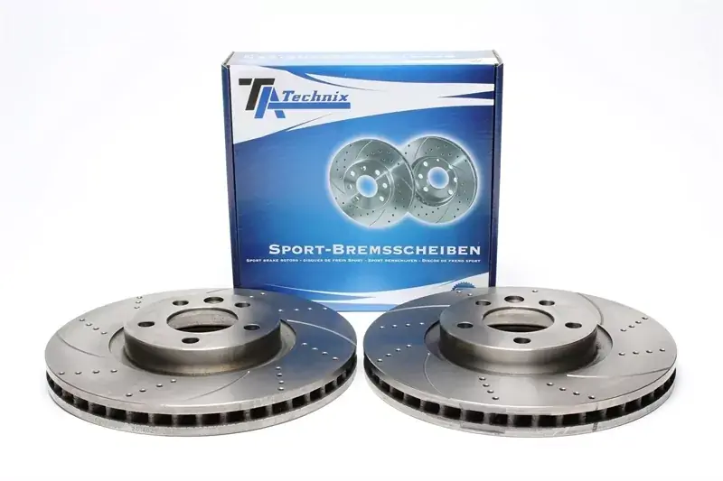 TA Technix Sport Bremsscheiben Satz Vorderachse passend für VW T5 Beliebt
