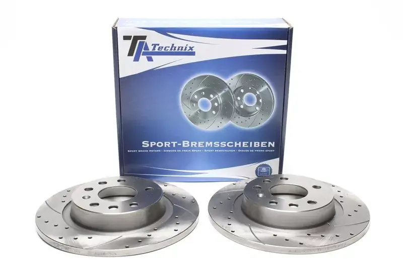 TA Technix Sport Bremsscheiben Satz Hinterachse passend für Fiat Opel Saab Must-Have
