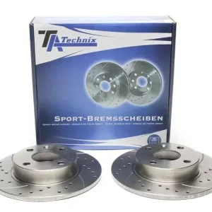 Top-Preis TA Technix Sport Bremsscheiben Satz Hinterachse passend für Opel Corsa C / Combo / Tigra Twintop