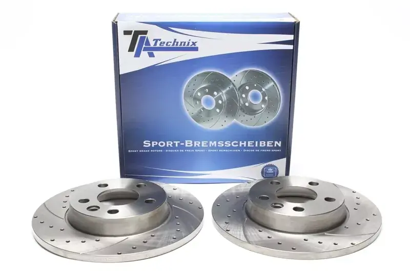 TA Technix Sport Bremsscheiben Satz Hinterachse passend für VW Sharan / T4 Preisreduziert