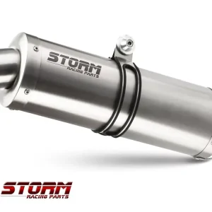 Jetzt Bestellen STORM by MIVV OVAL Edelstahl Endschalldämpfer passend für Suzuki GSX-R 1000 2001-2002