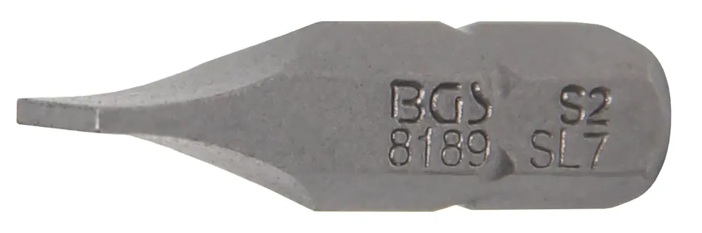 Bestseller BGS Bit Antrieb Außensechskant 6,3 mm (1/4") Schlitz 7 mm