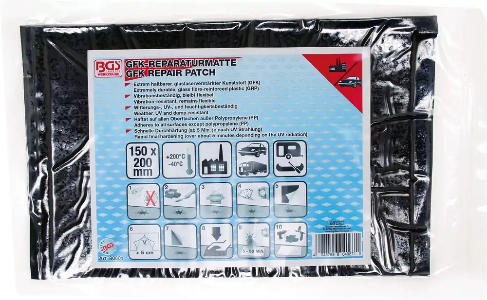 Versand Am Gleichen Tag GFK-Reparaturmatte 150 x 220 mm