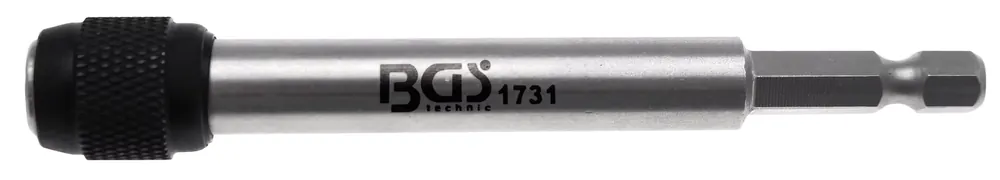 Kracherpreis BGS Automatischer Bithalter 100 mm 1/4 Zoll Innensechskant