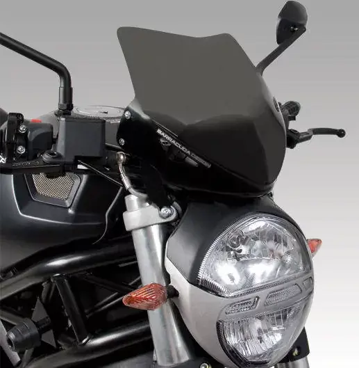 Barracuda Windschild Aerosport Plexiglas passend für Ducati Monster 696 und 796 Finale Aktion