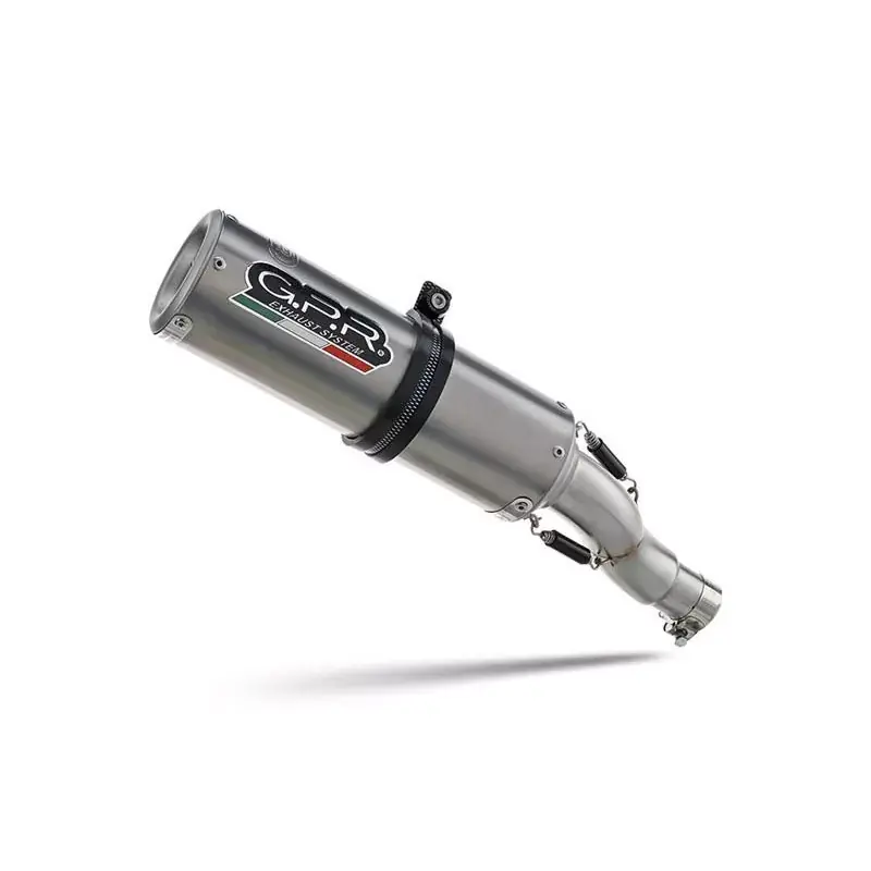 Echt GPR M3 Titanium Natural Slip-on Auspuff passend für Ducati Scrambler 800 2017–2020
