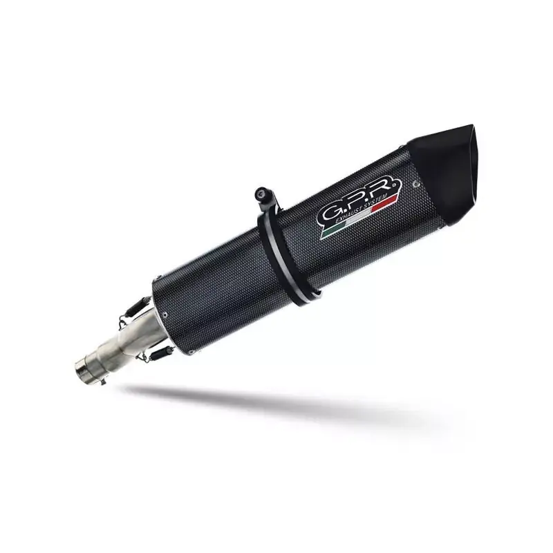 Garantierte Lieferung GPR Furore Poppy Slip-On Auspuff passend für Moto Guzzi Norge 1200 4V GT 8V 2006-2016